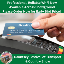2025 Show News: Electricity & Wi-Fi Now Available to Book